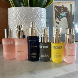 Beauty Counter Skincare line. Lightly used, about 3/4 left of each product